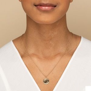 Mejuri Sagittarius Gold and Sapphire Necklace